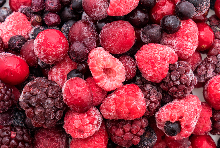 The benefits of frozen fruit