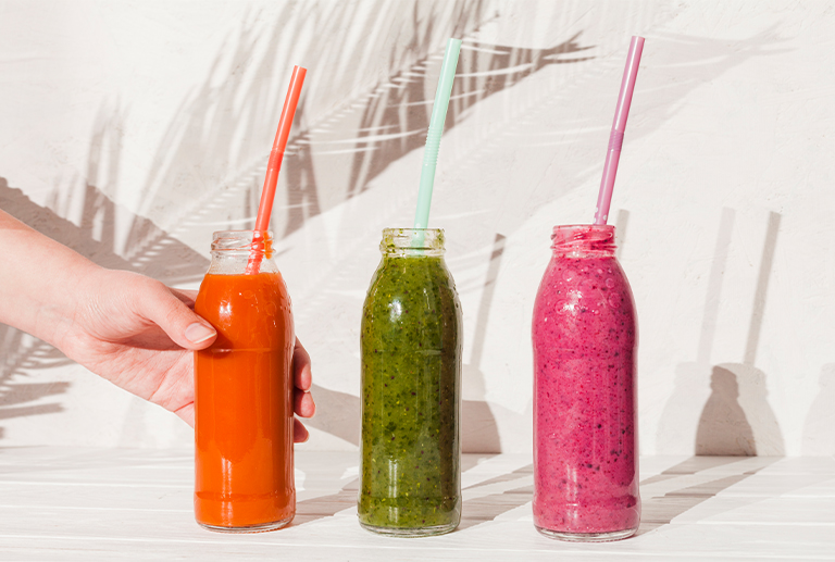 Quick smoothies, combinations for when you’re in a hurry